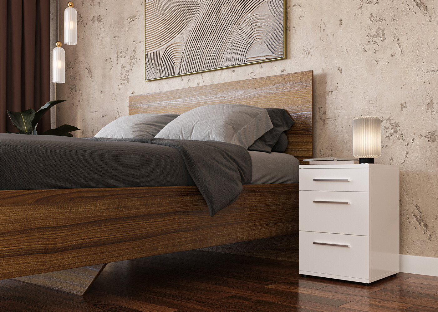 Yatak Odası Dekorasyonunda Şifonyer ve Komodin Fikirleri