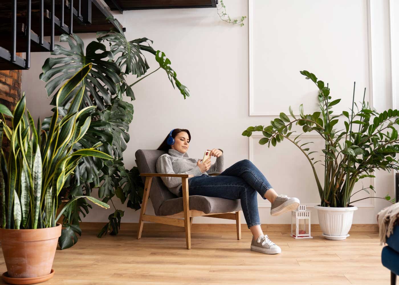 Bitkilerle Salonunuza Doğadan İlham Alın