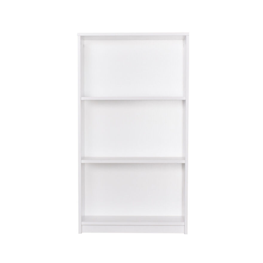 3 Raflı Kitaplık-Beyaz 58x106x23 cm - 2