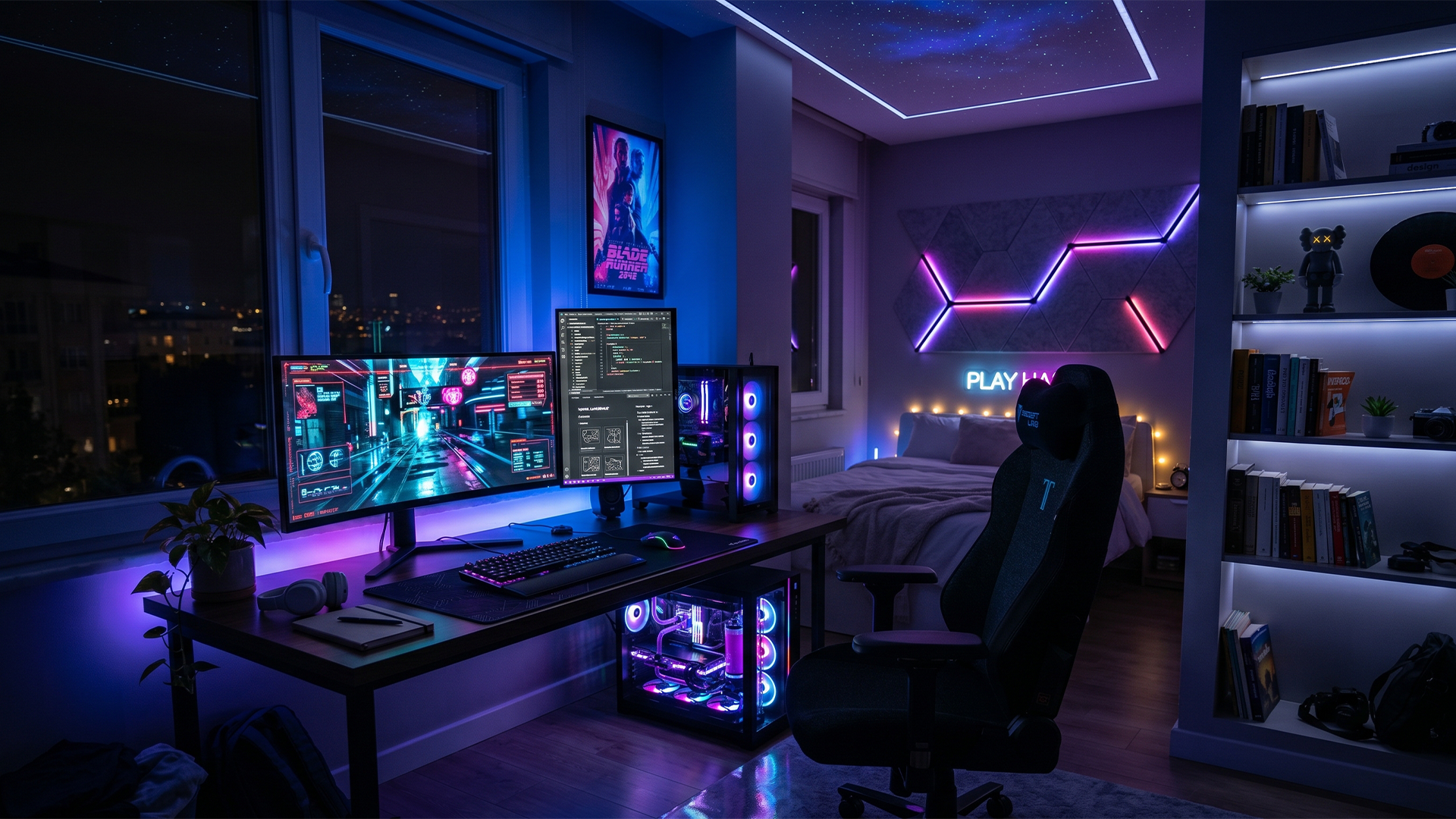 RGB Işıklarla Oda Tasarımı: Oyuncu Odasında Atmosfer Yaratma