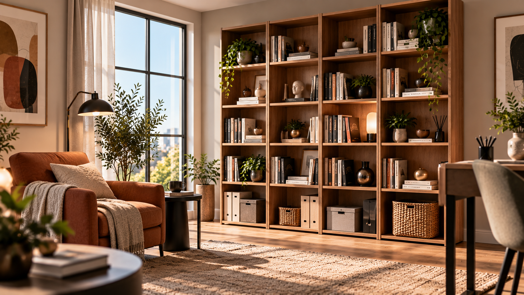 Kitaplık Nereye Konulmalı? Salon, Çalışma Odası ve Genç Odası İçin Yerleşim Önerileri