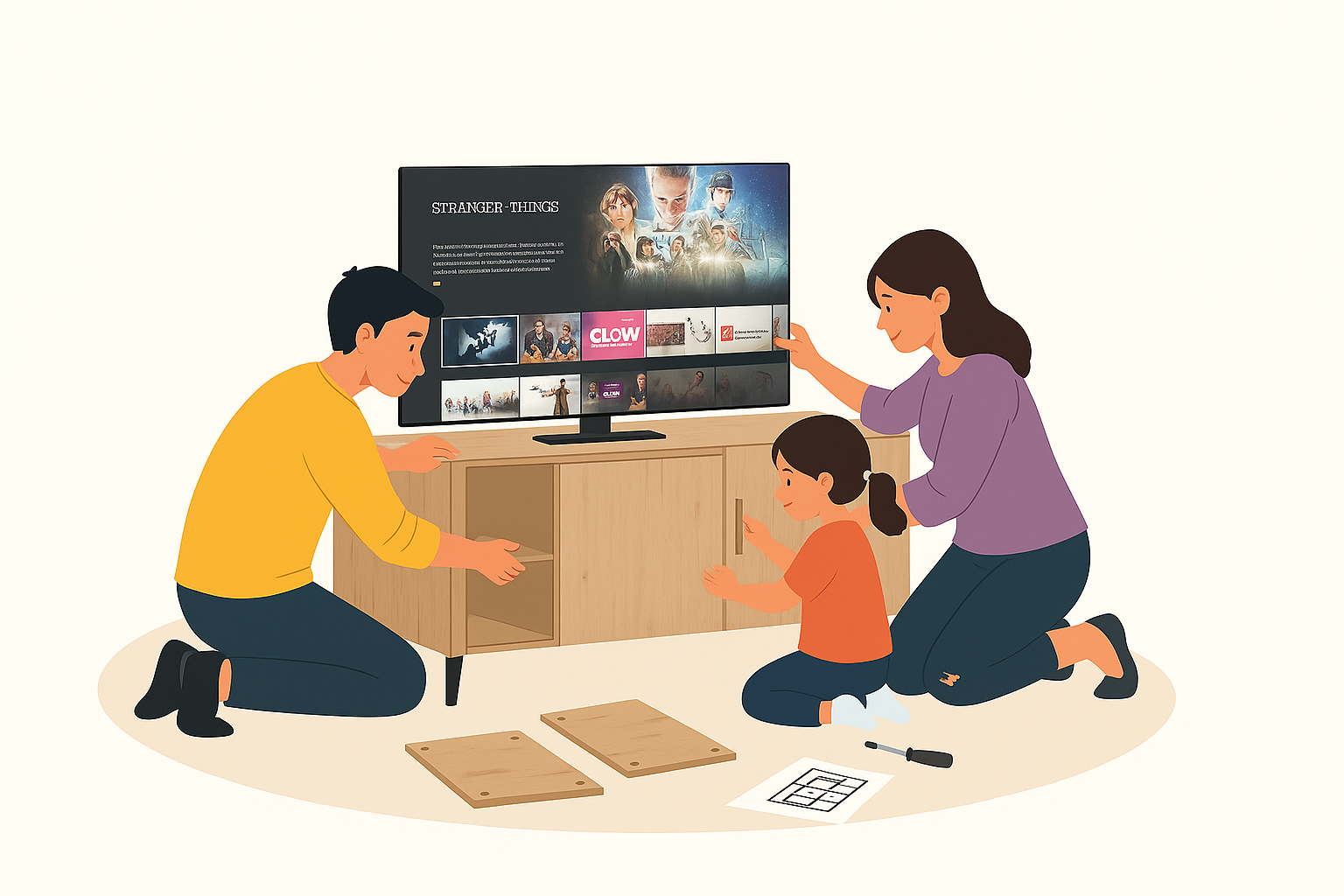 TV Ünitesi Nasıl Kurulur?