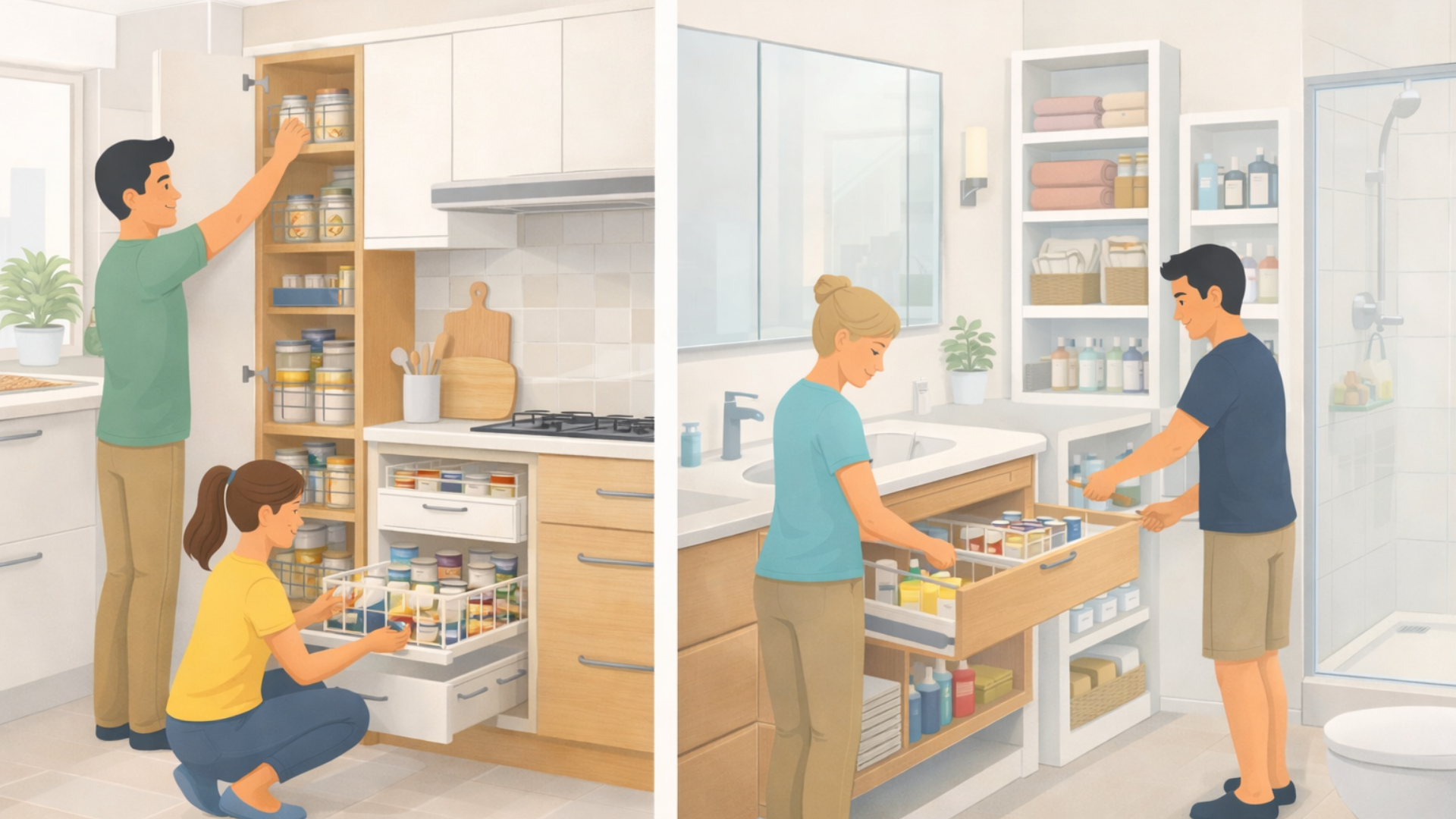 Mutfak ve Banyo Mobilyaları ile Fonksiyonel ve Düzenli Alanlar Yaratma