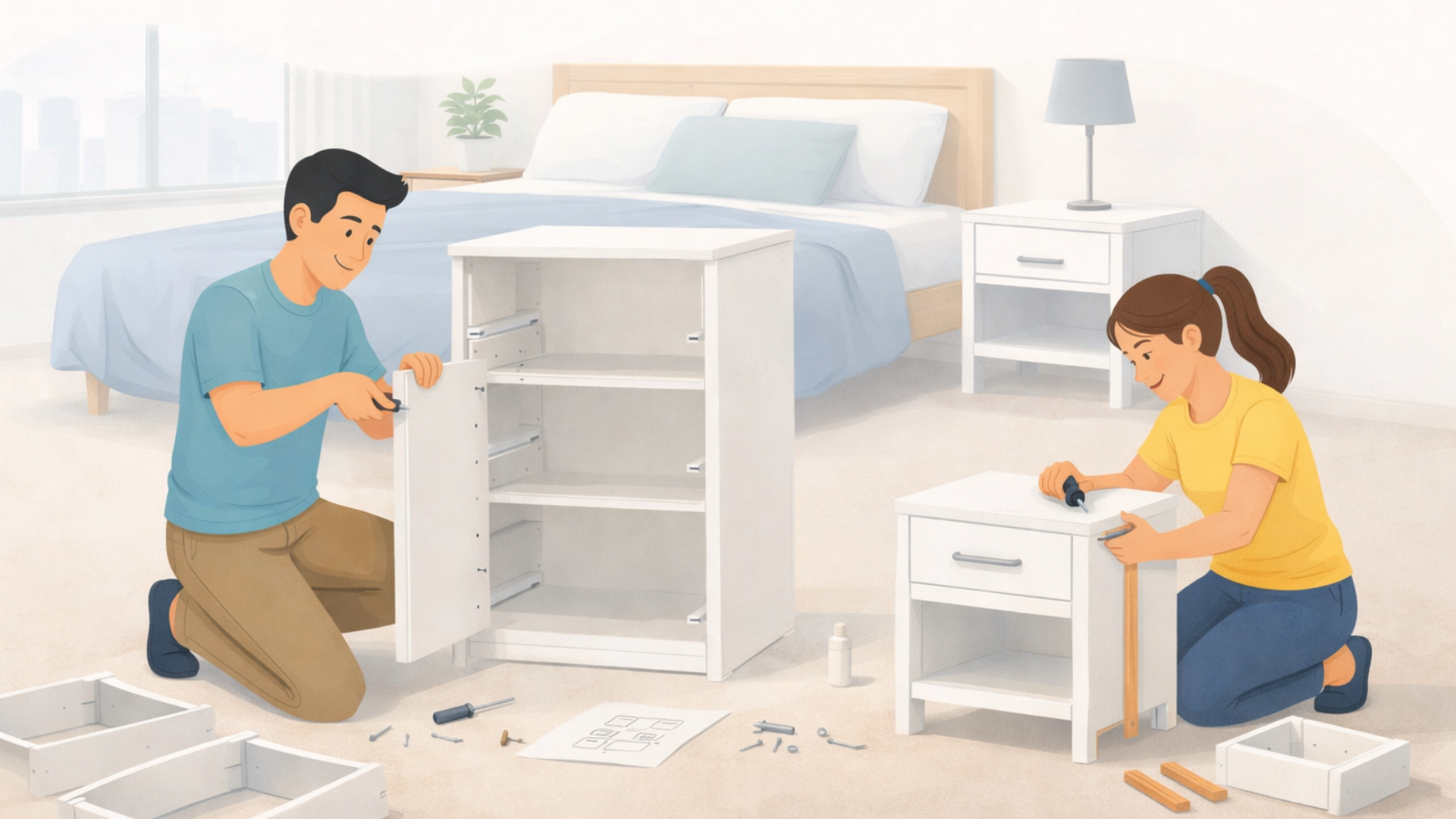 Şifonyer & Komodin Kurulumu Nasıl Yapılır?