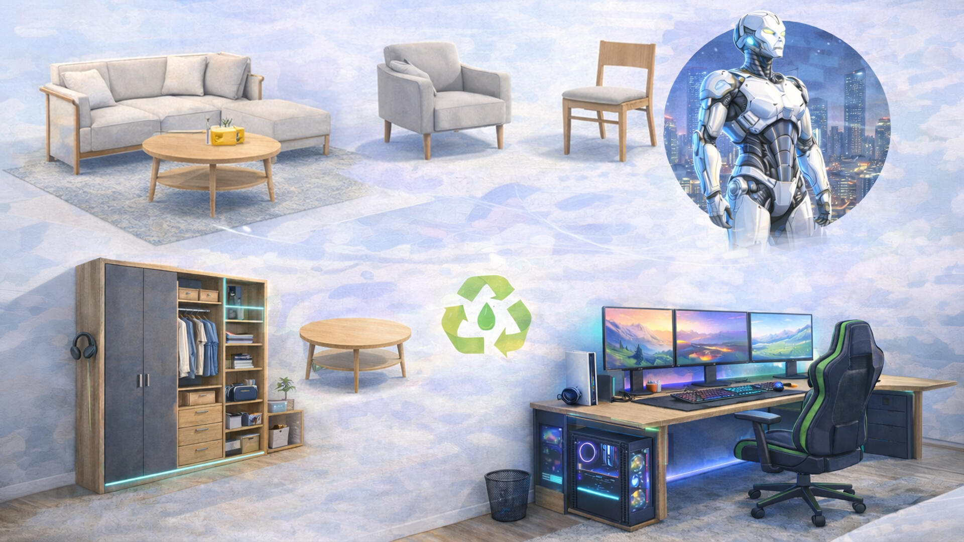 2026 Trendleri: Gardıroplarla Uyumlu Oyuncu Odası Dekorasyon Fikirleri