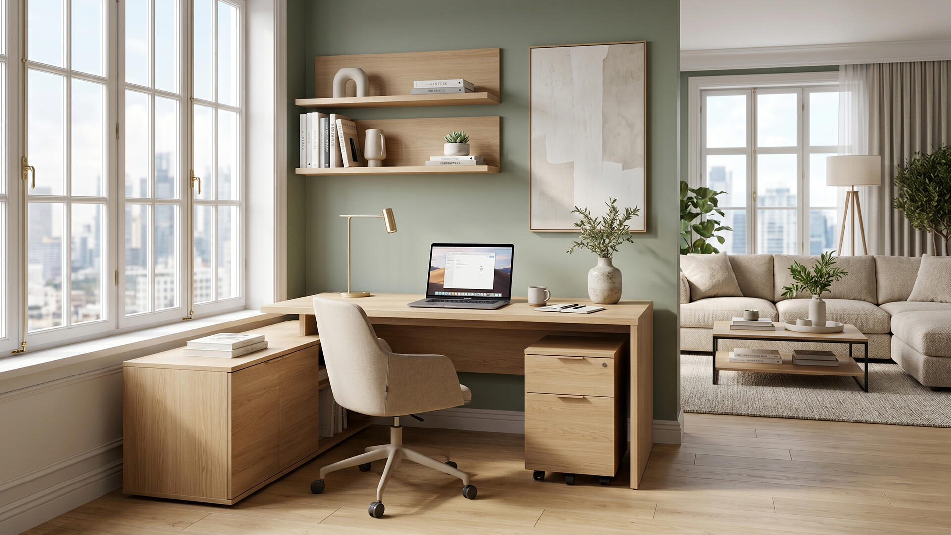 Minimal Home Office Dekorasyonu için Mobilya Önerileri