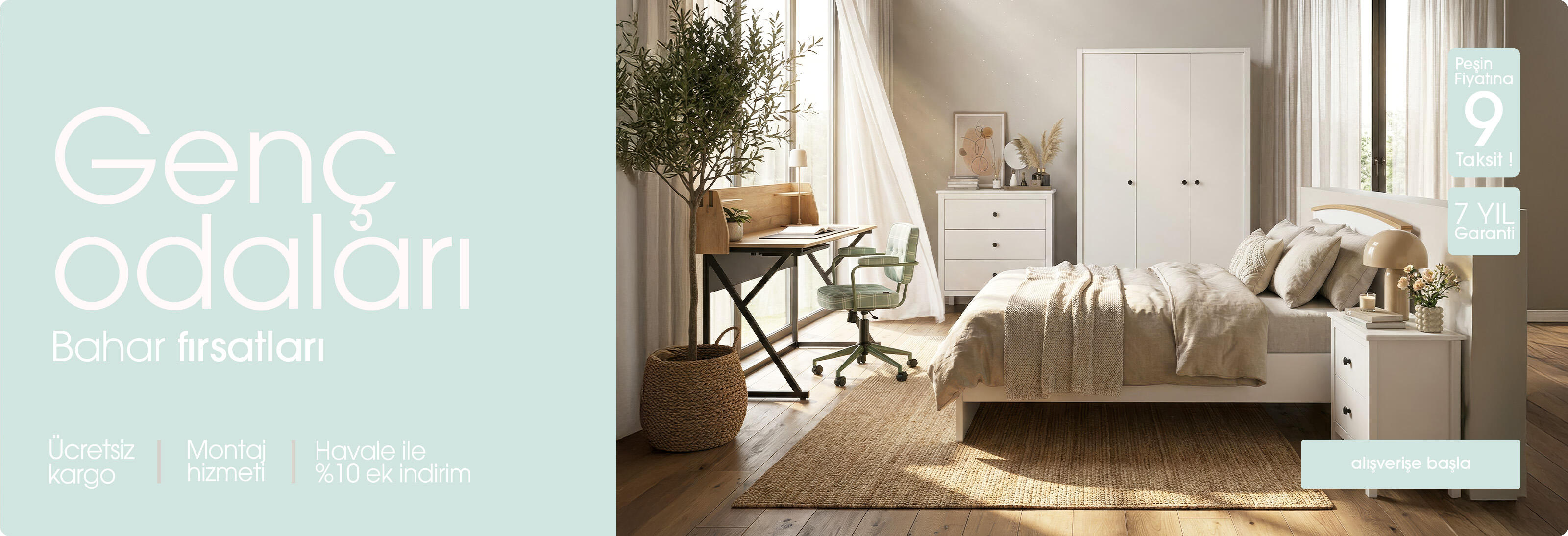 kış fırsatları genç odası