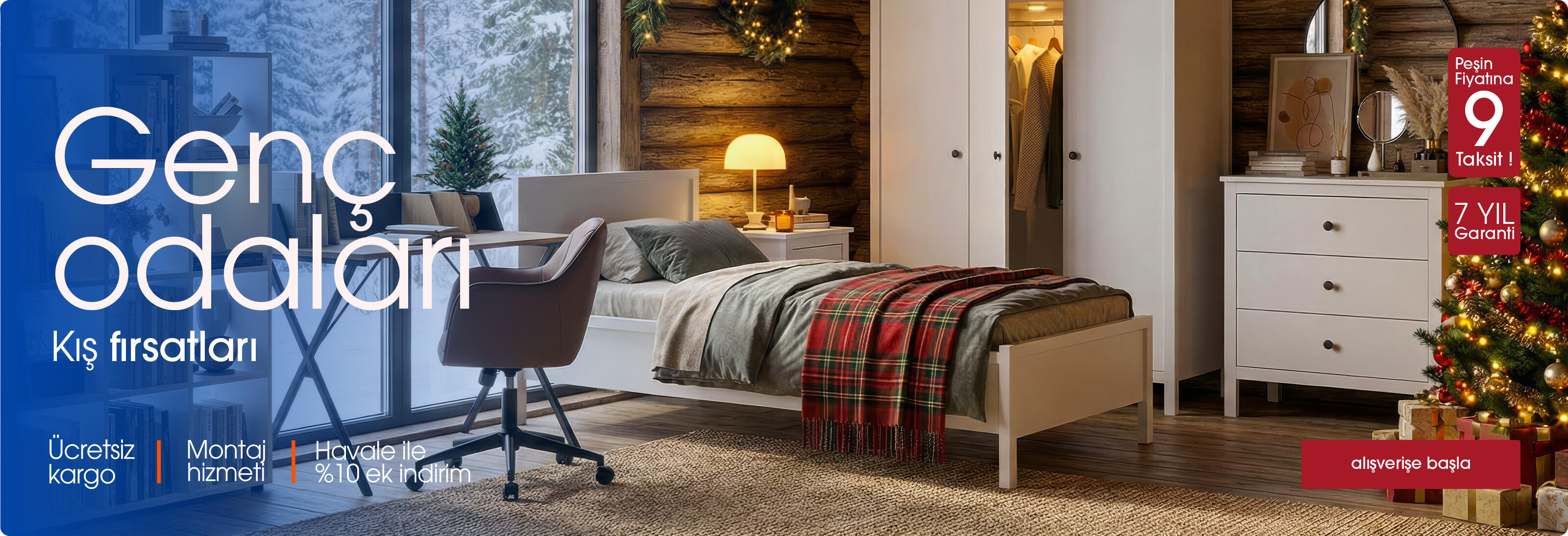 kış fırsatları genç odası