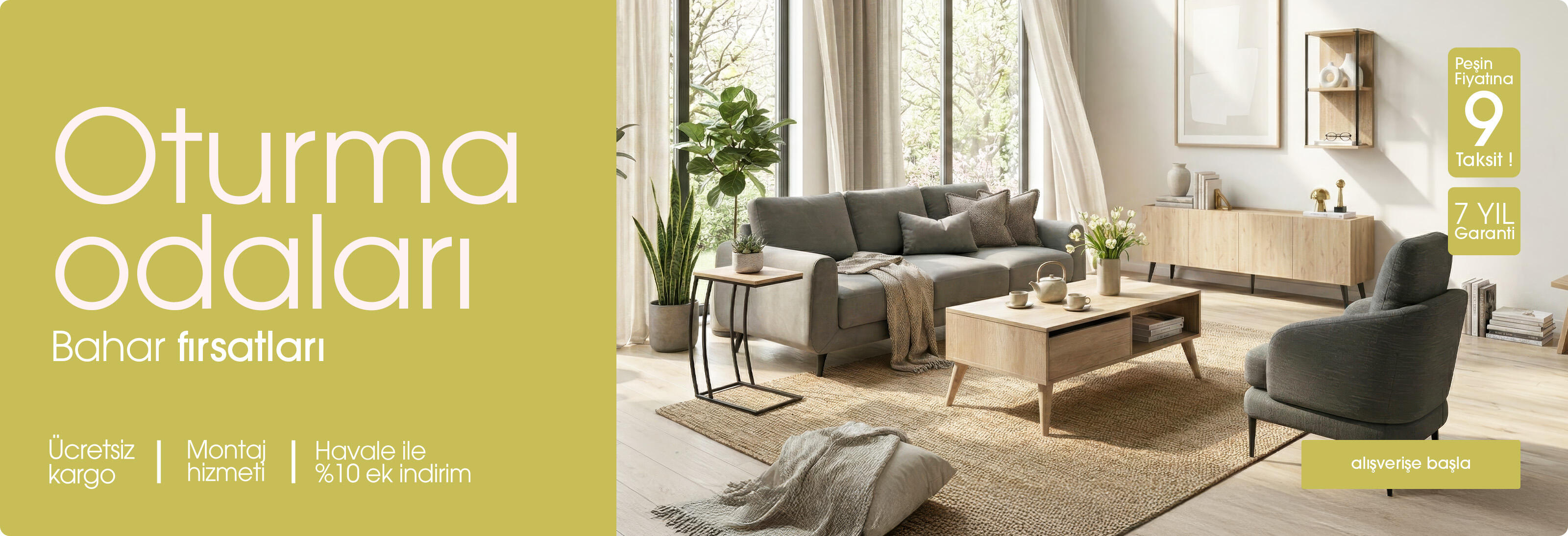 kış fırsatları oturma odası