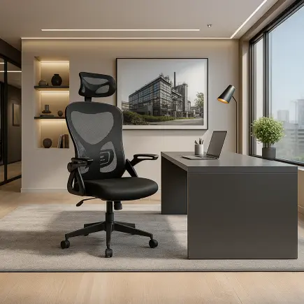 Action Ofis ve Çalışma Koltuğu-File/Siyah 57x117x127x63 cm (GxYxD) - 4