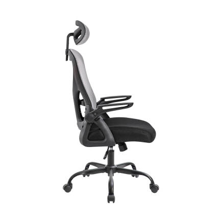 Action-X Yönetici ve Çalışma Koltuğu - File Siyah/Gri 58x117-127x64 cm - 3