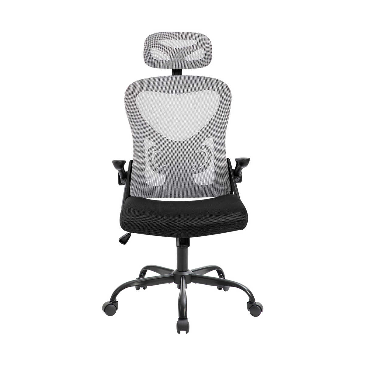 Action-X Yönetici ve Çalışma Koltuğu - File Siyah/Gri 58x117-127x64 cm - Adore Mobilya (1)