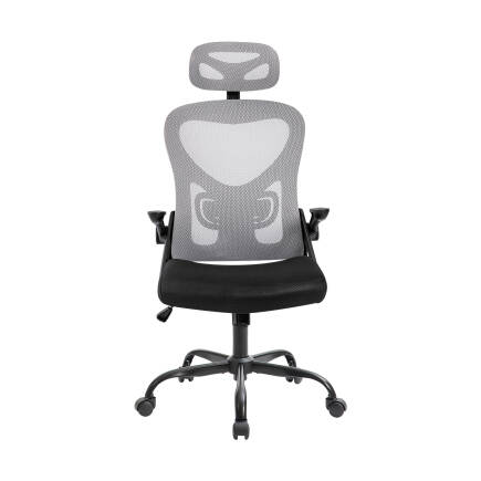 Action-X Yönetici ve Çalışma Koltuğu - File Siyah/Gri 58x117-127x64 cm - Adore Mobilya (1)