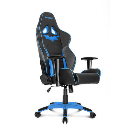 AKRacing Bat Serisi Oyuncu ve Çalışma Koltuğu-Siyah-Mavi 54x135x56 cm (GxYxD) - 1
