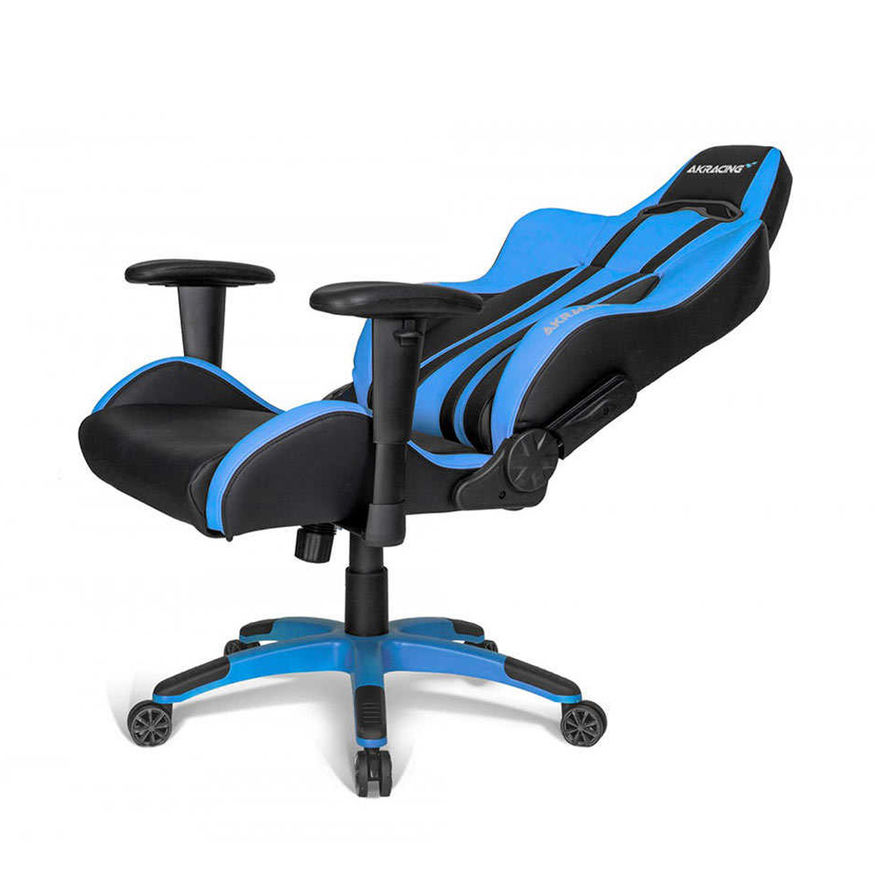 AKRacing Plus Serisi Oyuncu ve Çalışma Koltuğu-Siyah-Mavi 55x137x54 cm (GxYxD) - 6