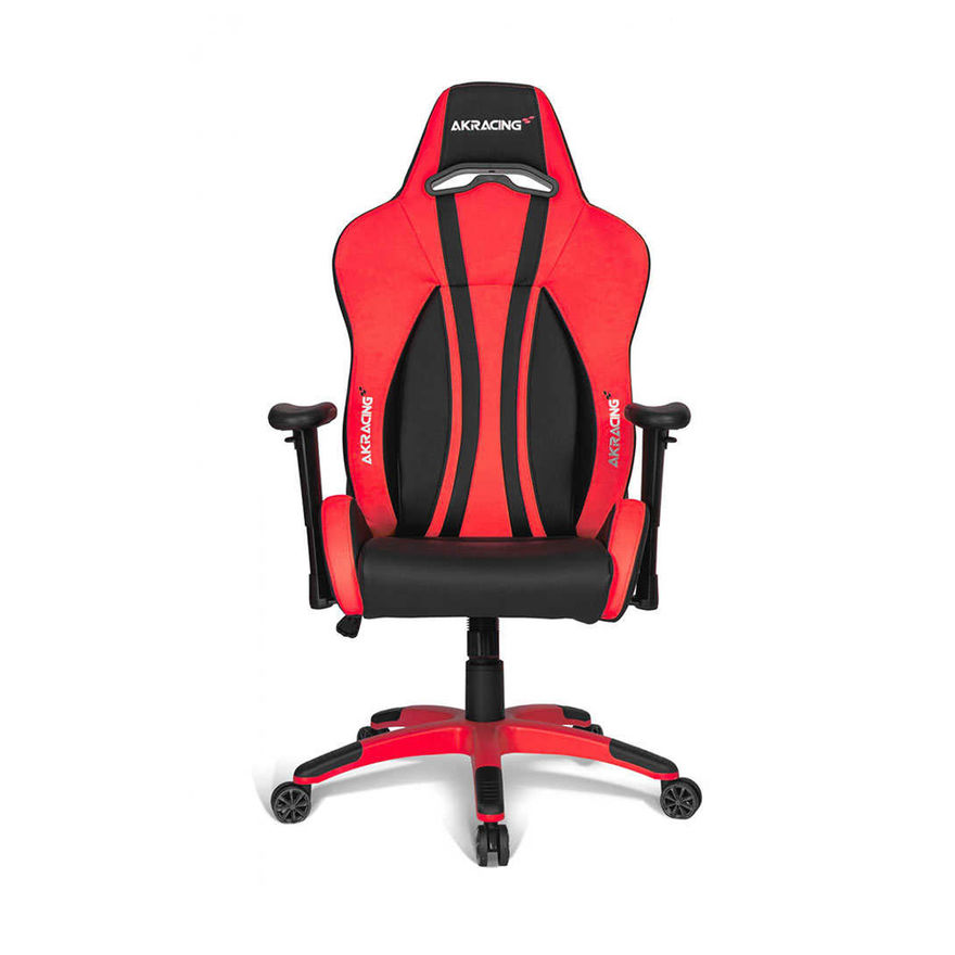 AKRacing Plus Serisi Oyuncu ve Çalışma Koltuğu-Siyah-Kırmızı 55x137x54 cm (GxYxD) - 2