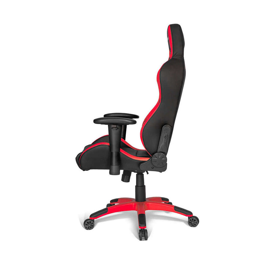 AKRacing Plus Serisi Oyuncu ve Çalışma Koltuğu-Siyah-Kırmızı 55x137x54 cm (GxYxD) - 4