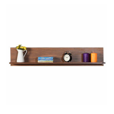 Dekoratif Duvar Rafı - İspanyol Ceviz 120x25x20 cm (GxYxD) - 3