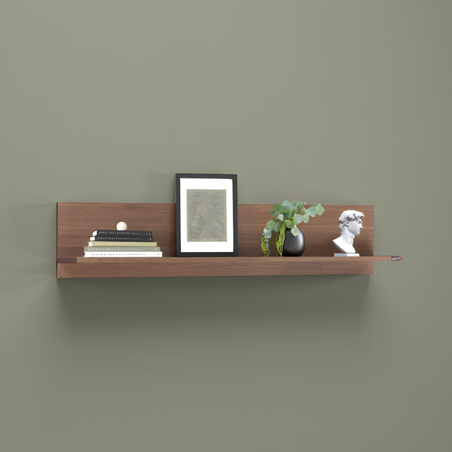 Dekoratif Duvar Rafı - Noce 120x25x20 cm (GxYxD) - 1