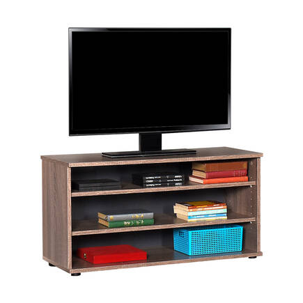 Flat Line 3 Bölmeli Tv Sehpası - Latte 90x48x35 cm (GxYxD) - 4