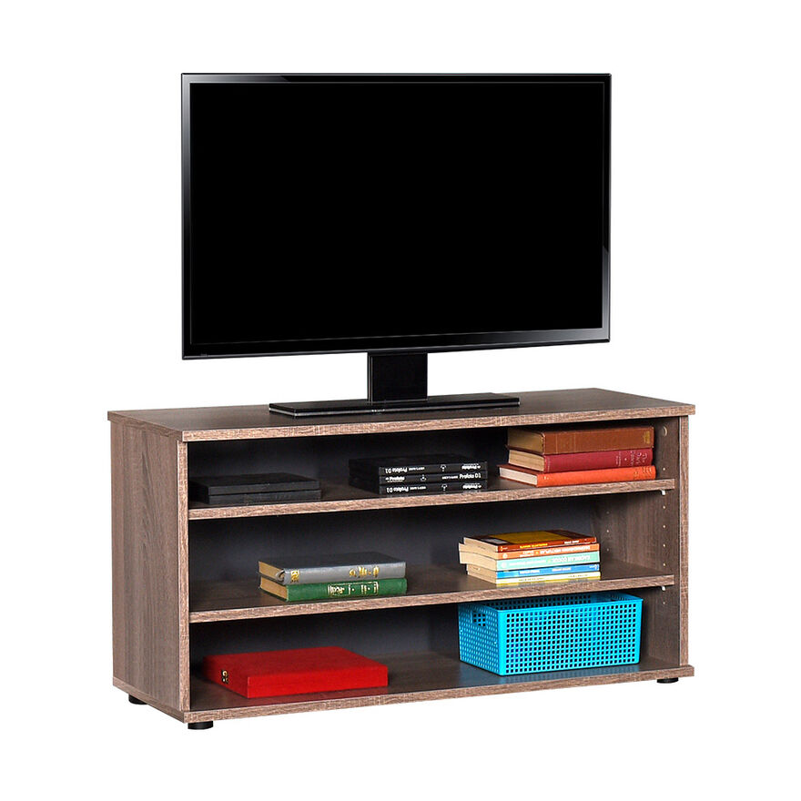 Flat Line 3 Bölmeli Tv Sehpası - Latte 90x48x35 cm (GxYxD) - 4