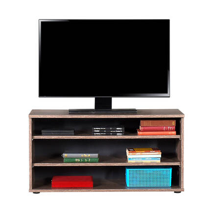 Flat Line 3 Bölmeli Tv Sehpası - Latte 90x48x35 cm (GxYxD) - 5