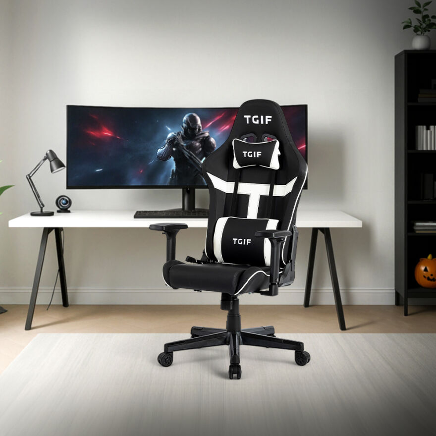 Adore Gaming Apollo Profesyonel Oyuncu ve Yönetici Koltuğu-Siyah-Beyaz 42x124-131,5x64 cm - 21