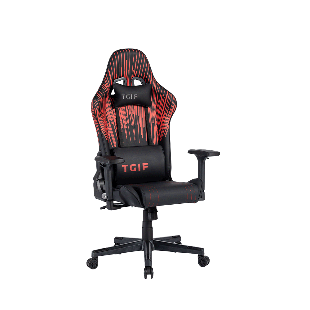 Adore Gaming Apollo Profesyonel Oyuncu ve Yönetici Koltuğu-Siyah-Çizgi Kırmızı 42x124-131,5x64 cm - 2