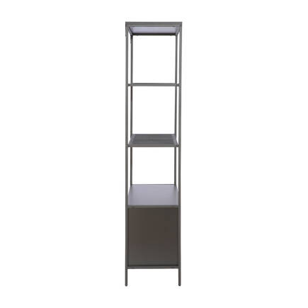 Adore Gaming Cage Metal Kitaplık Siyah 80x177x36 cm - 3
