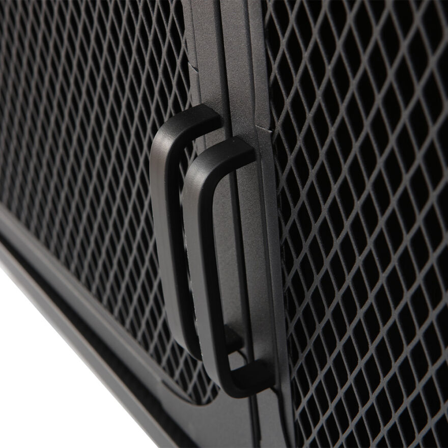Adore Gaming Cage Metal Kitaplık Siyah 80x177x36 cm - 5