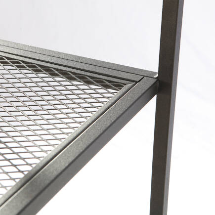 Adore Gaming Cage Metal Kitaplık Siyah 80x177x36 cm - 6