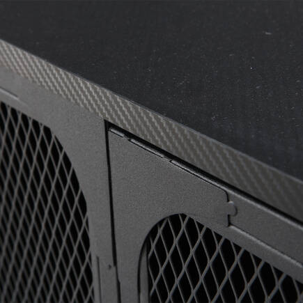 Adore Gaming Cage Metal Kitaplık Siyah 80x177x36 cm - 10