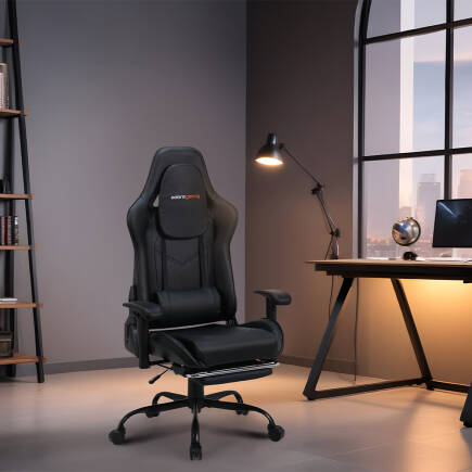 Adore Gaming Combo Profesyonel Oyuncu ve Çalışma Koltuğu-Siyah 71x130-139,5x58 cm (GxYxD) - 4