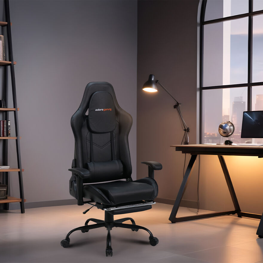 Adore Gaming Combo Profesyonel Oyuncu ve Çalışma Koltuğu-Siyah 71x130-139,5x58 cm (GxYxD) - 4