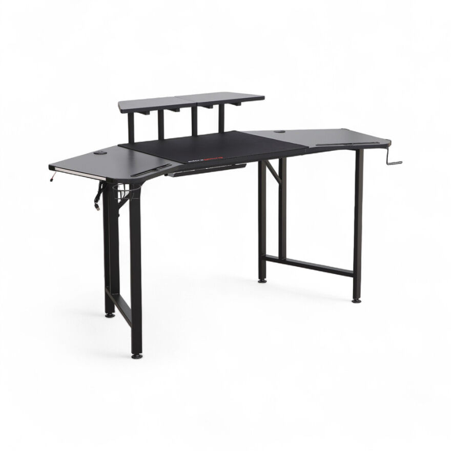 Adore Gaming Commander Oyuncu Masası RGB Carbon Fiber - Siyah 160x95x75 cm - 3