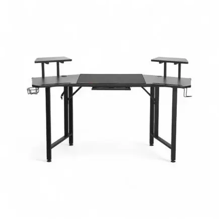 Adore Gaming Commander Oyuncu Masası RGB Carbon Fiber - Siyah 160x95x75 cm - 1