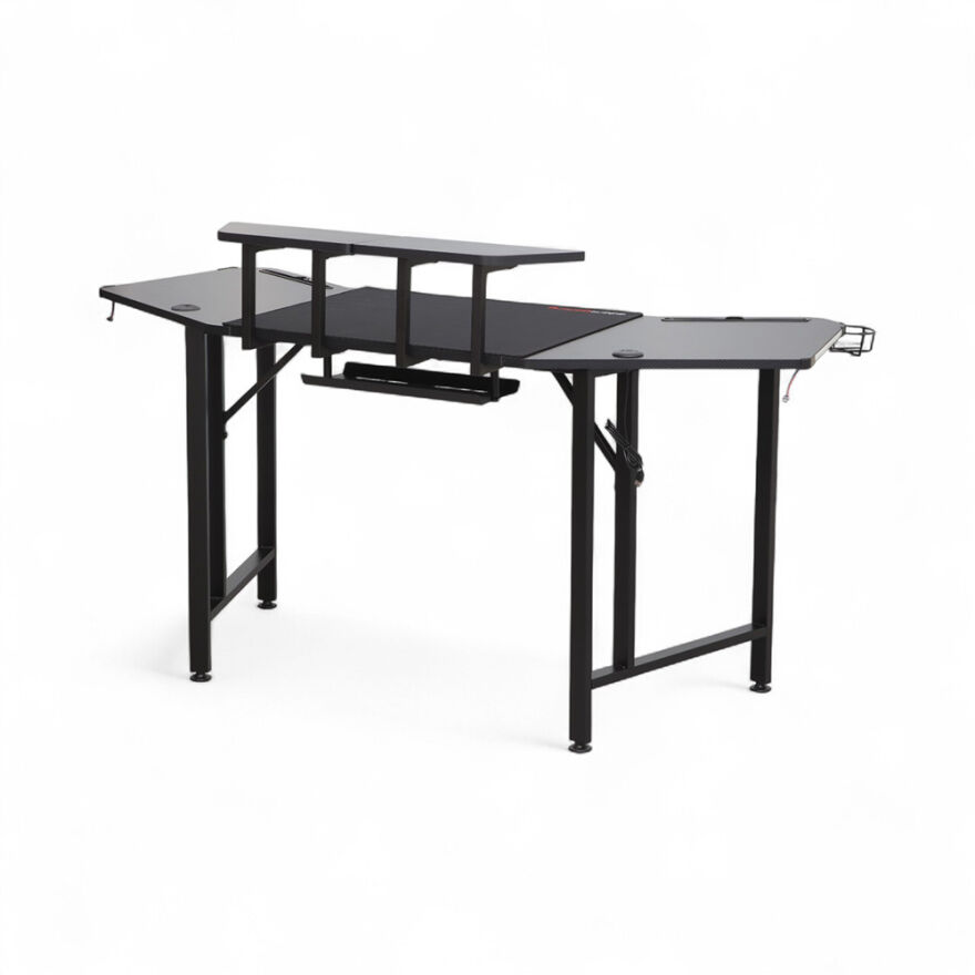 Adore Gaming Commander Oyuncu Masası RGB Carbon Fiber - Siyah 160x95x75 cm - 8