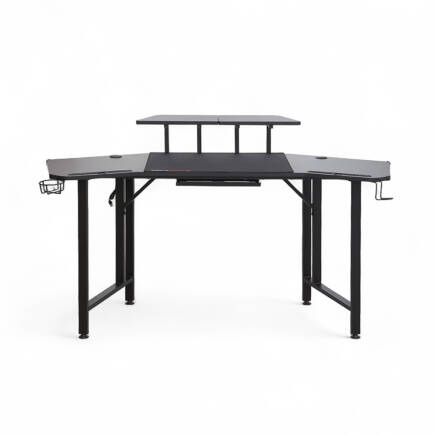 Adore Gaming Commander Oyuncu Masası RGB Carbon Fiber - Siyah 160x95x75 cm - 6