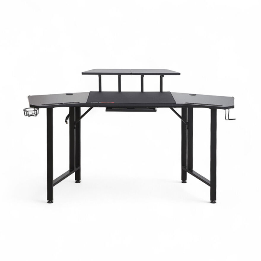 Adore Gaming Commander Oyuncu Masası RGB Carbon Fiber - Siyah 160x95x75 cm - 6