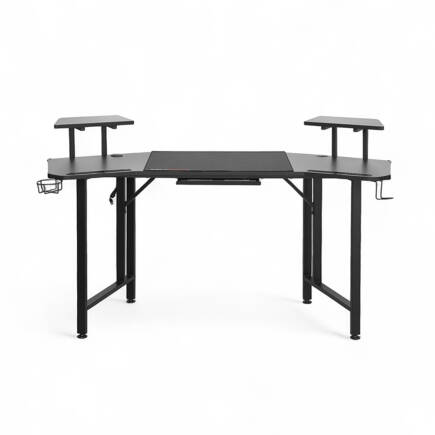 Adore Gaming Commander Oyuncu Masası RGB Carbon Fiber - Siyah 160x95x75 cm - 4