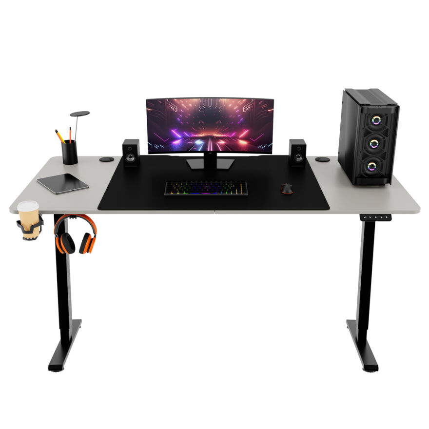 Adore Gaming Elevator Yükseklik Ayarlı Oyuncu ve Bilgisayar Masası-Vizon 160x72-117x70 cm - 7