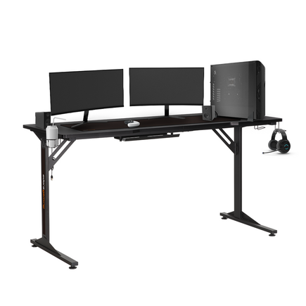 Adore Gaming Feed Oyuncu ve Bilgisayar Masası-Siyah 160x76x60 cm (GxYxD) - 2