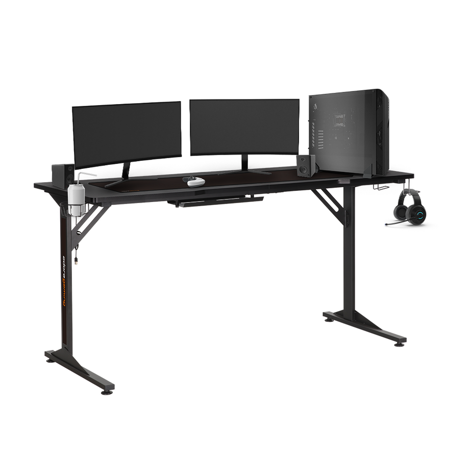 Adore Gaming Feed Oyuncu ve Bilgisayar Masası-Siyah 160x76x60 cm (GxYxD) - 2