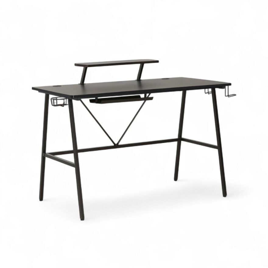 Adore Gaming Master Oyuncu ve Bilgisayar Masası-Siyah 120x90x60 cm - 2