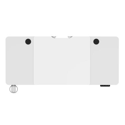 Adore Gaming Mestro Yükseklik Ayarlı Oyuncu ve Bilgisayar Masası-Beyaz 140x72-117x60 cm - 5