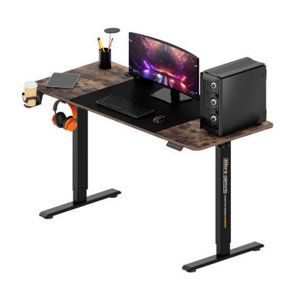 Adore Gaming Mestro Yükseklik Ayarlı Oyuncu ve Bilgisayar Masası-Ceviz 140x72-117x60 cm - 10