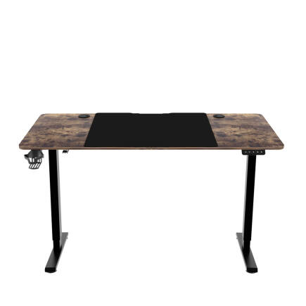 Adore Gaming Mestro Yükseklik Ayarlı Oyuncu ve Bilgisayar Masası-Ceviz 140x72-117x60 cm - 2