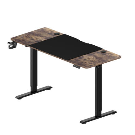 Adore Gaming Mestro Yükseklik Ayarlı Oyuncu ve Bilgisayar Masası-Ceviz 140x72-117x60 cm - 4