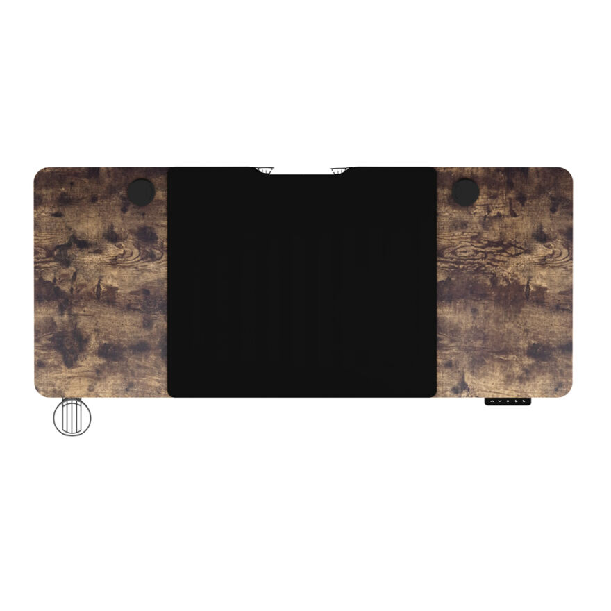 Adore Gaming Mestro Yükseklik Ayarlı Oyuncu ve Bilgisayar Masası-Ceviz 140x72-117x60 cm - 5