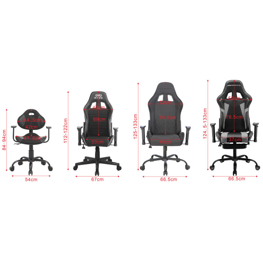 Adore Gaming Prime-X Pofesyonel Oyuncu ve Yönetici Koltuğu - Siyah Suni Deri 69x119.5-130x76 cm - 12